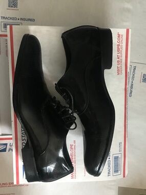 Men’s Reaction Kenneth Cole Unlisted Black Dress Shoes Size 12